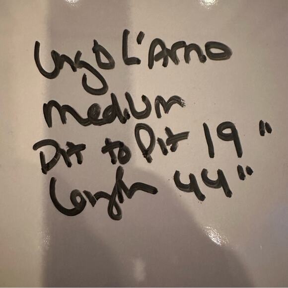 Lungo L’arno MEDIUM 100% Linen Sleeveless Midi Dress Floral A-Line Pockets NWT - Picture 6 of 12